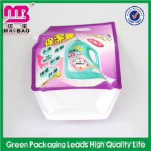 custom color and material 2015 high active matter detergent spout packaging